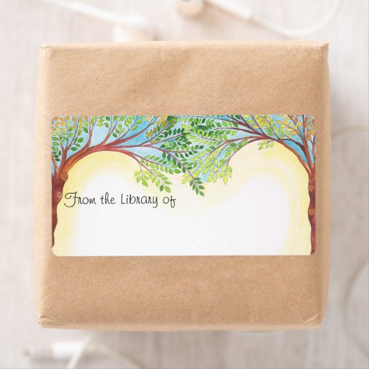 Trees Book bord Etiket (Insitu)