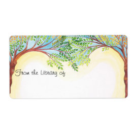 Trees Book bord Etiket