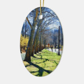 Trees Central Park NY Keramisch Ornament (Links)