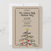 Trees Charm: Vrolijk kerstfeest Feestdagenkaart (Voorkant)