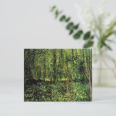 Trees en Undergrowth door Vincent van Gogh (Staand voorkant)