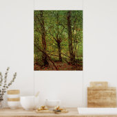 Trees en Undergrowth door Vincent van Gogh Poster (Keuken)