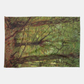 Trees en Undergrowth door Vincent van Gogh Theedoek (Horizontaal)
