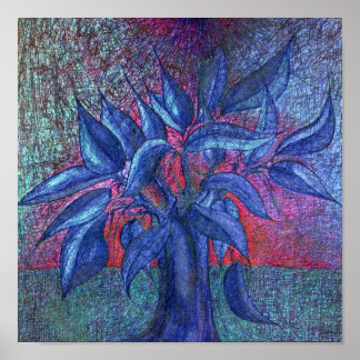 Trees Flowers Poster