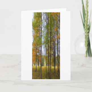 "Trees in herfst" Digitaal getransformeerde Tamara Kaart