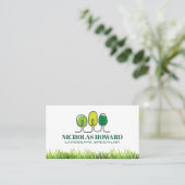 Trees Logo | Gras Visitekaartje (Staand voorkant)