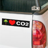 Trees Love CO2 Bumpersticker (Op Truck)