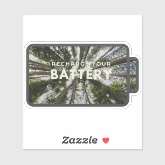 Trees Recharge Sticker (Feuille)