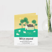 Trees Sheep We hebben ons verplaatst. Aankondiging (Voorkant)