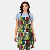 Trees Simple Apron Schort (Gedragen)
