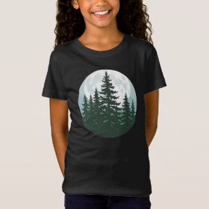 Trees Wildlife Natuur Forest Silhouette T-shirt