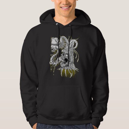 treeskull hoodie (Voorkant)