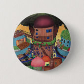 Treetop Fairy Village Art Button (Voorkant)