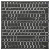 Trefbord zwart-wit Letter-nummerprogrammer Stof (Swatch)