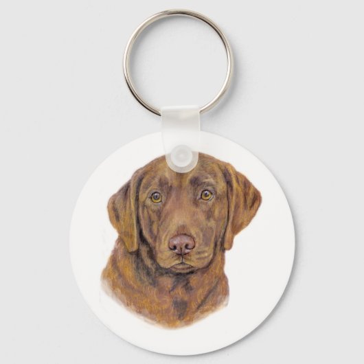 Trefelement: Chesapeake Bay Retriever Sleutelhanger (Voorkant)
