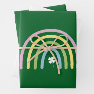 Trèfle à quatre feuilles Arc-en-ciel Fête de la Sa