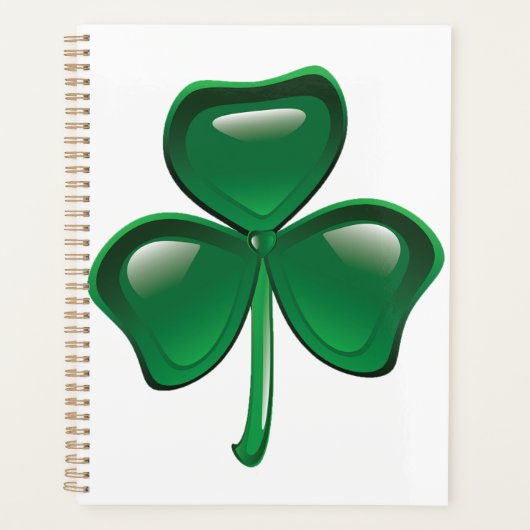 Trèfle à trois feuilles Shamrock vert (Devant)