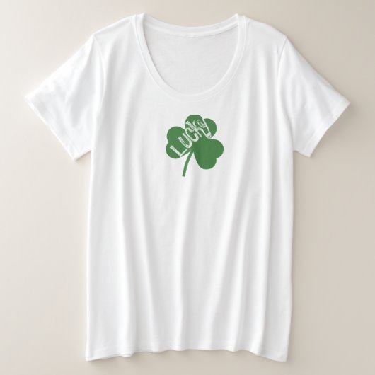 Trèfle chanceux Saint Patrick Sweatshirt (Design devant)