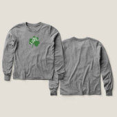 Trèfle chanceux Saint Patrick Sweatshirt (Motif recto et verso)
