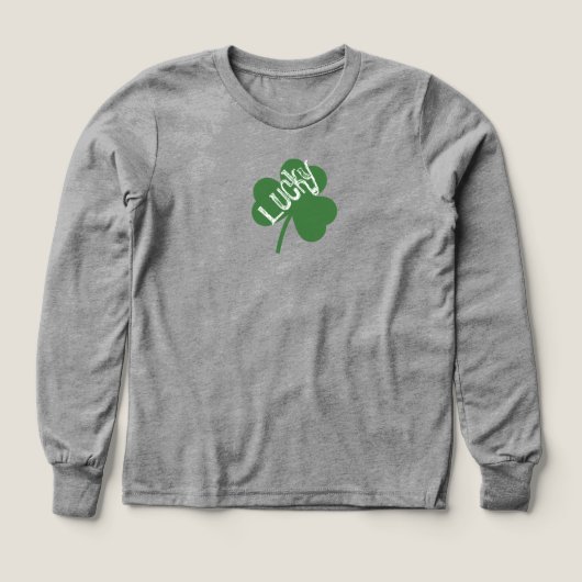 Trèfle chanceux Saint Patrick Sweatshirt (Motif recto)