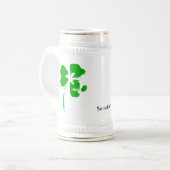 Trèfle de vert du jour de St Patrick - tasse de (Devant gauche)