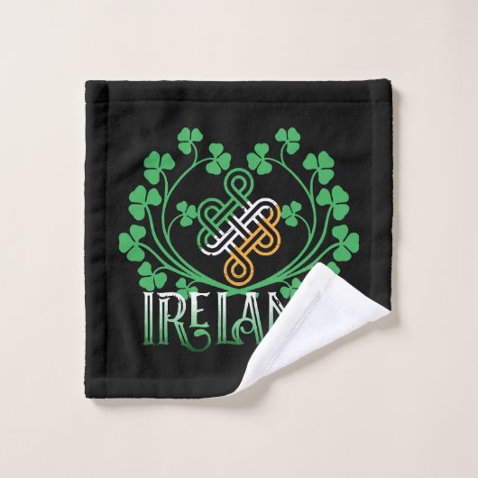 TRÈFLE D'IRLANDE (Gant de toilette)