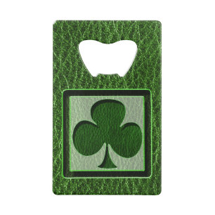 Trèfle irlandais simili cuir