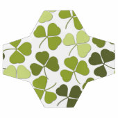 Trèfle vert dans une variété de nuances (Plat)