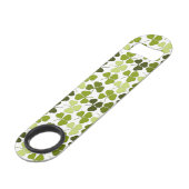 Trèfle vert dans une variété de nuances (Dos Angle)