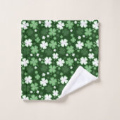 Trèfle vert, jour de la Saint-Patrick (Gant de toilette)