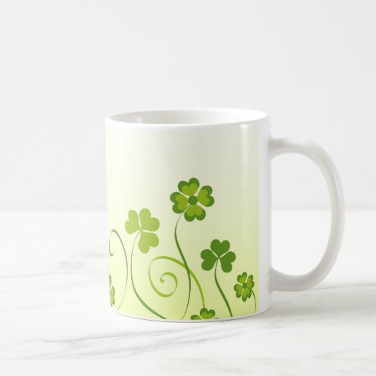 Trèfles chanceux - tasse (Droite)