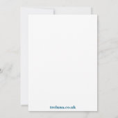 Tregony clocktower card bedankkaart (Achterkant)