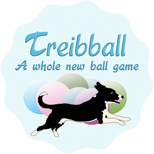 Treibball Staand Fotobeeldje (Voorkant)