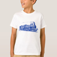 trein 03 - marineblauw