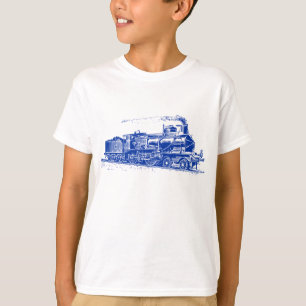 trein 03 - marineblauw t-shirt