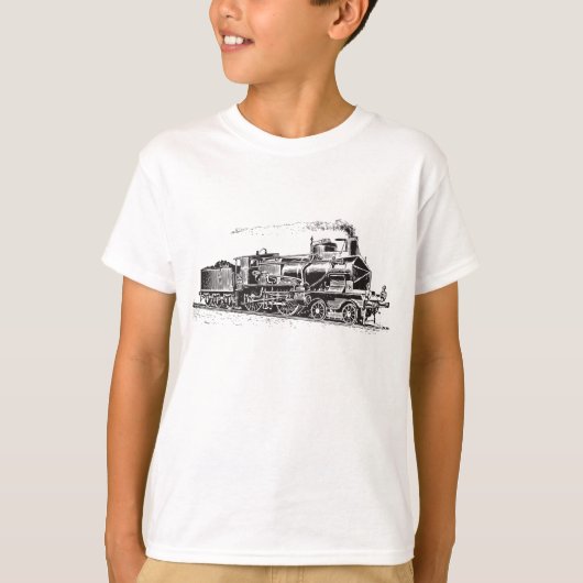 Trein 03 - zwart t-shirt (Voorkant)