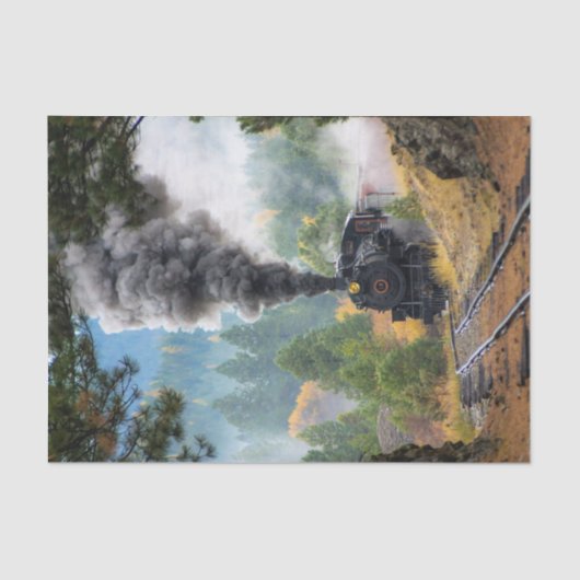 Trein 19 tissuepapier (Voorkant)