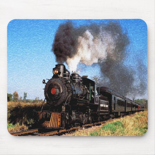 Trein 2 Mousepad Muismat (Voorkant)