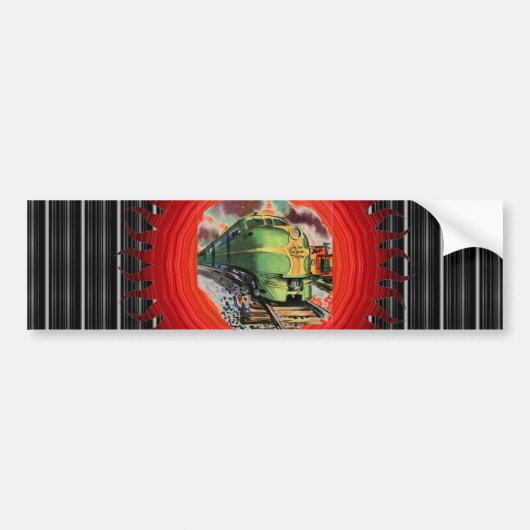  trein bumpersticker (Voorkant)