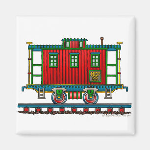 Trein Caboose Auto Magneten