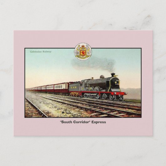 trein Caledonian Briefkaart (Voorkant)