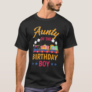 Trein Dag Partij Spoorweg Tante van de Verjaardag T-shirt