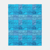 trein en auto fleece deken (Voorkant)