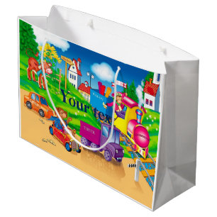 trein en auto groot cadeauzakje