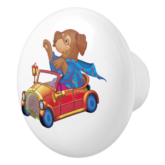 trein en auto keramische knop (Rechts)