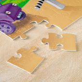 trein en auto legpuzzel (Zijkant)