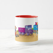 trein en auto mok (Midden)