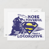 Trein en Logo Briefkaart (Voorkant / Achterkant)