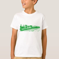  trein - groen gras