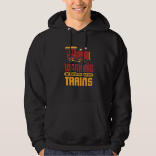 Trein I Waarschuwing kan spontaan praten over trei Hoodie